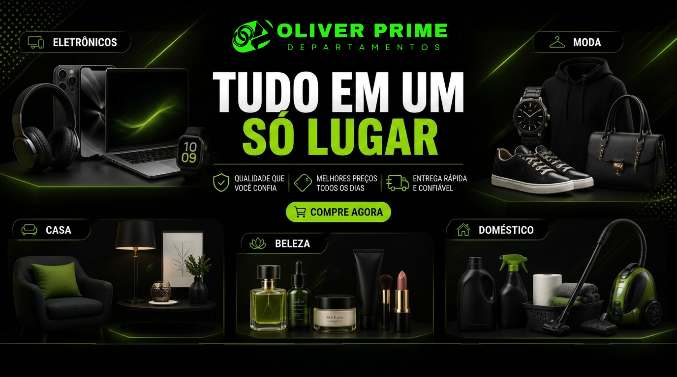 Tudo em um só lugar - Oliver Prime departamentos